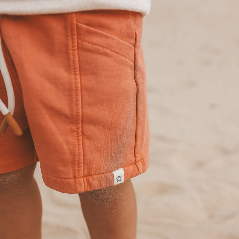 YW GARMENT DYE RELAXED SHORTS oranje