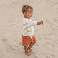 YW GARMENT DYE RELAXED SHORTS oranje