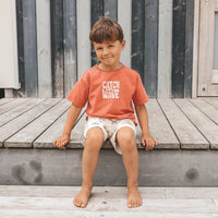 YW GARMENT DYE WIDE TEE oranje