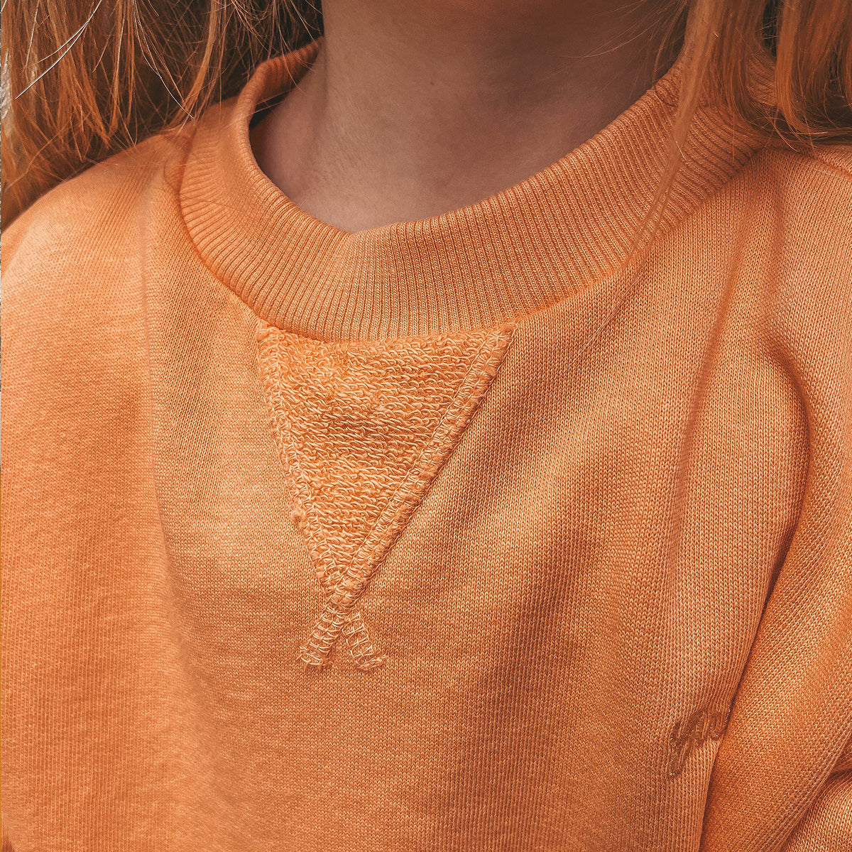 YWFrench Knit | Shortsleeve Sweater oranje