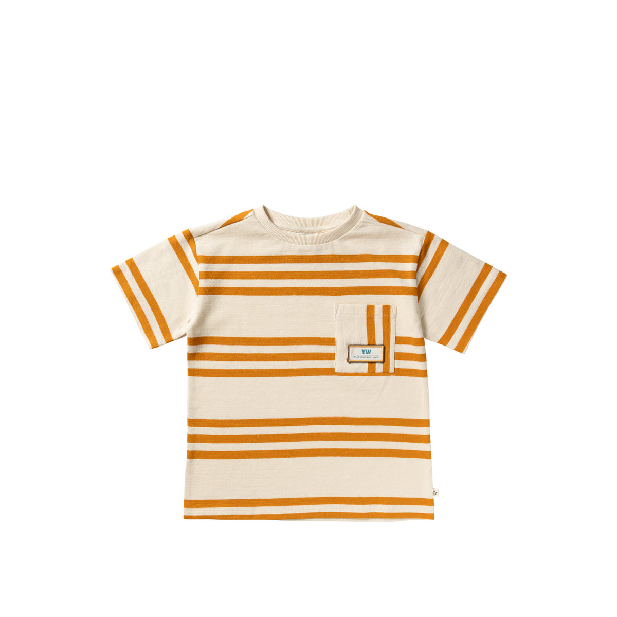 TRIAD STRIPE SHIRT oranje/ecru