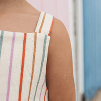 SUNSET STRIPE TOP streepje
