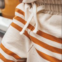 TRIAD STRIPE SHORT oranje/ecru