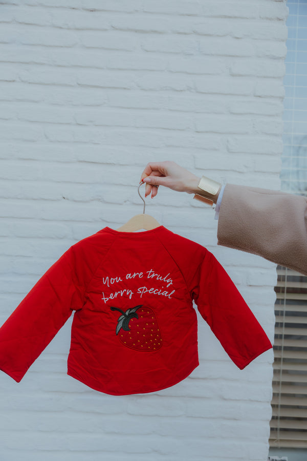 KMGROSALINA  JACKET aardbei rood