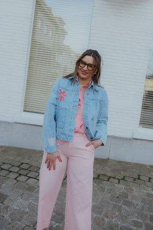 BYKAINNO JEANS roze