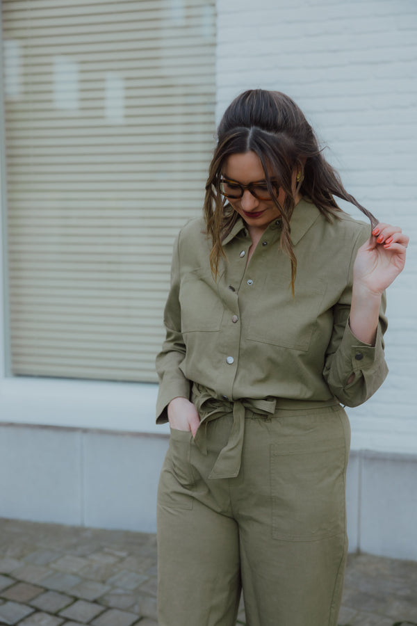 KALIVA JUMPSUIT kaki