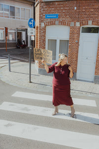 KCEMILIA PULL bordeaux
