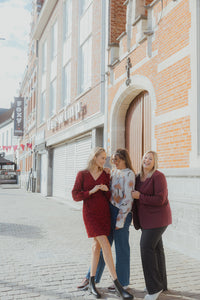 KCFLORA FLARED JEANS donker grijs