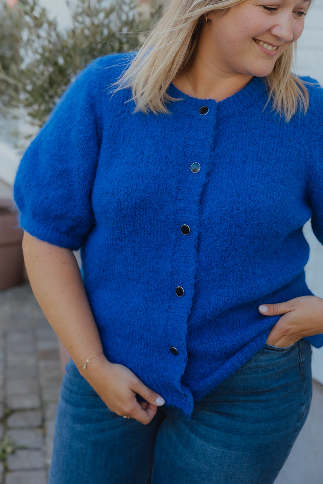 KCEMILIA CARDIGAN blauw