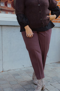 KCSAKIRA CROPPED PANTS fudge