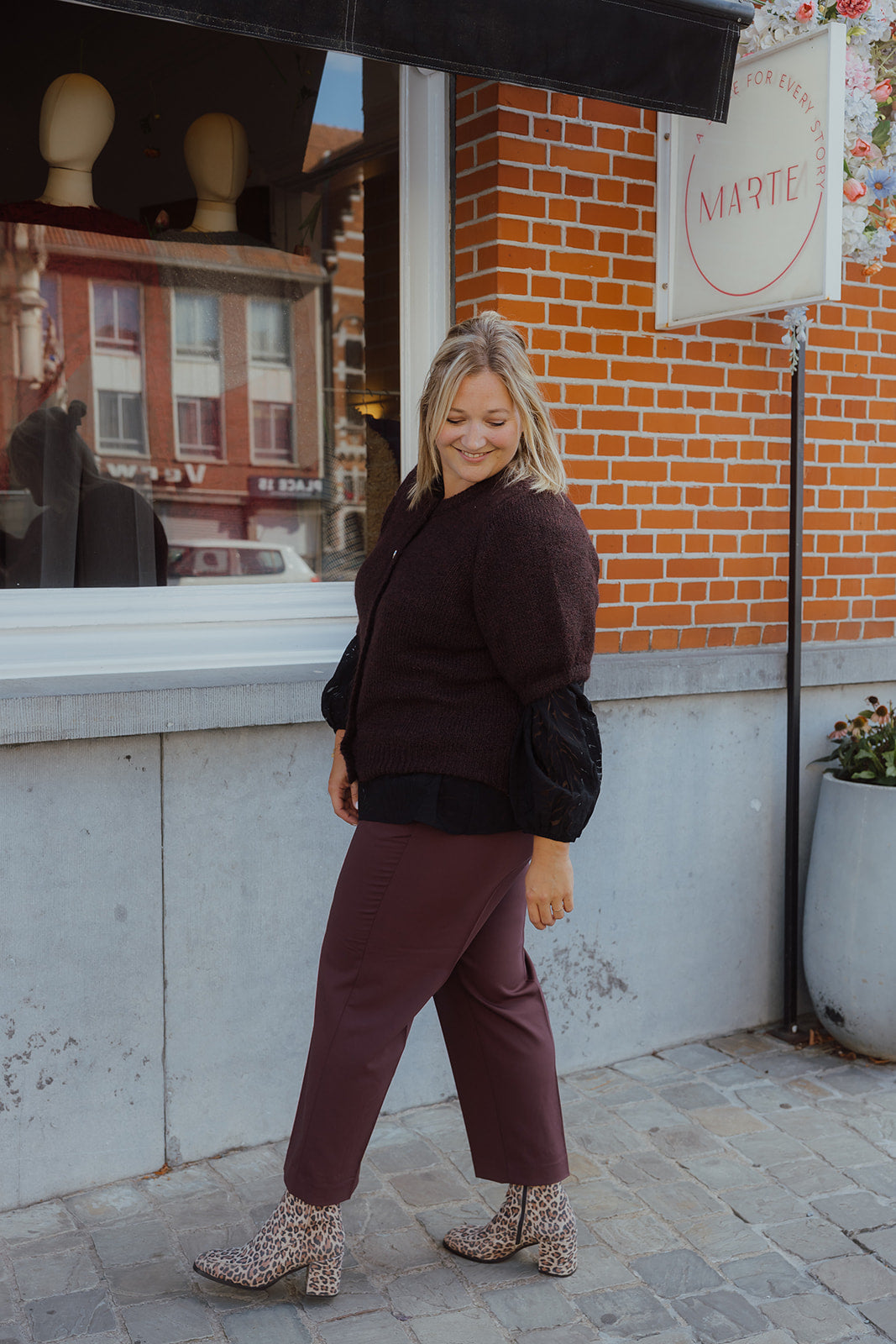 KCEMILIA CARDIGAN fudge