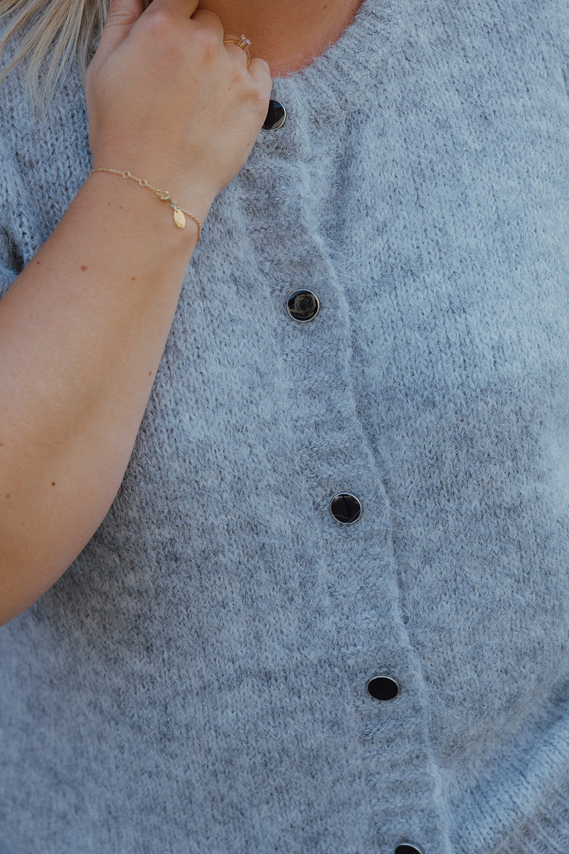 KCEMILIA CARDIGAN grijs