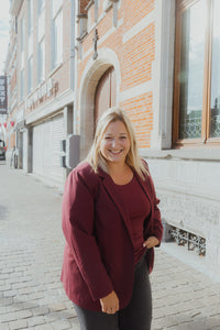 KCSAKIRA BLAZER bordeaux