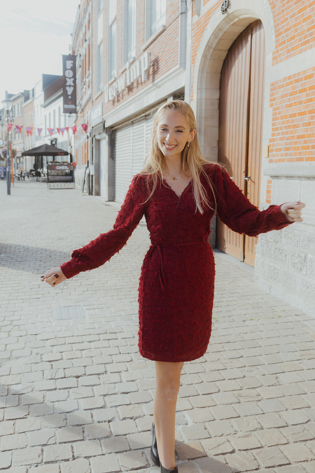 OBJDARIA DRESS rood