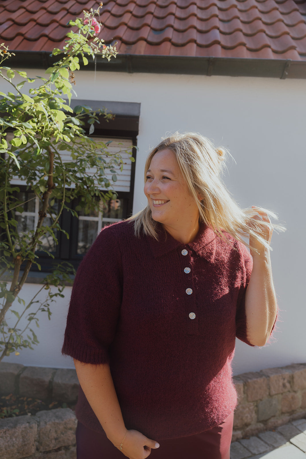 KCEMILIA PULL bordeaux