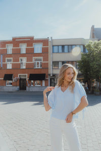 KABETH BLOUSE blauw