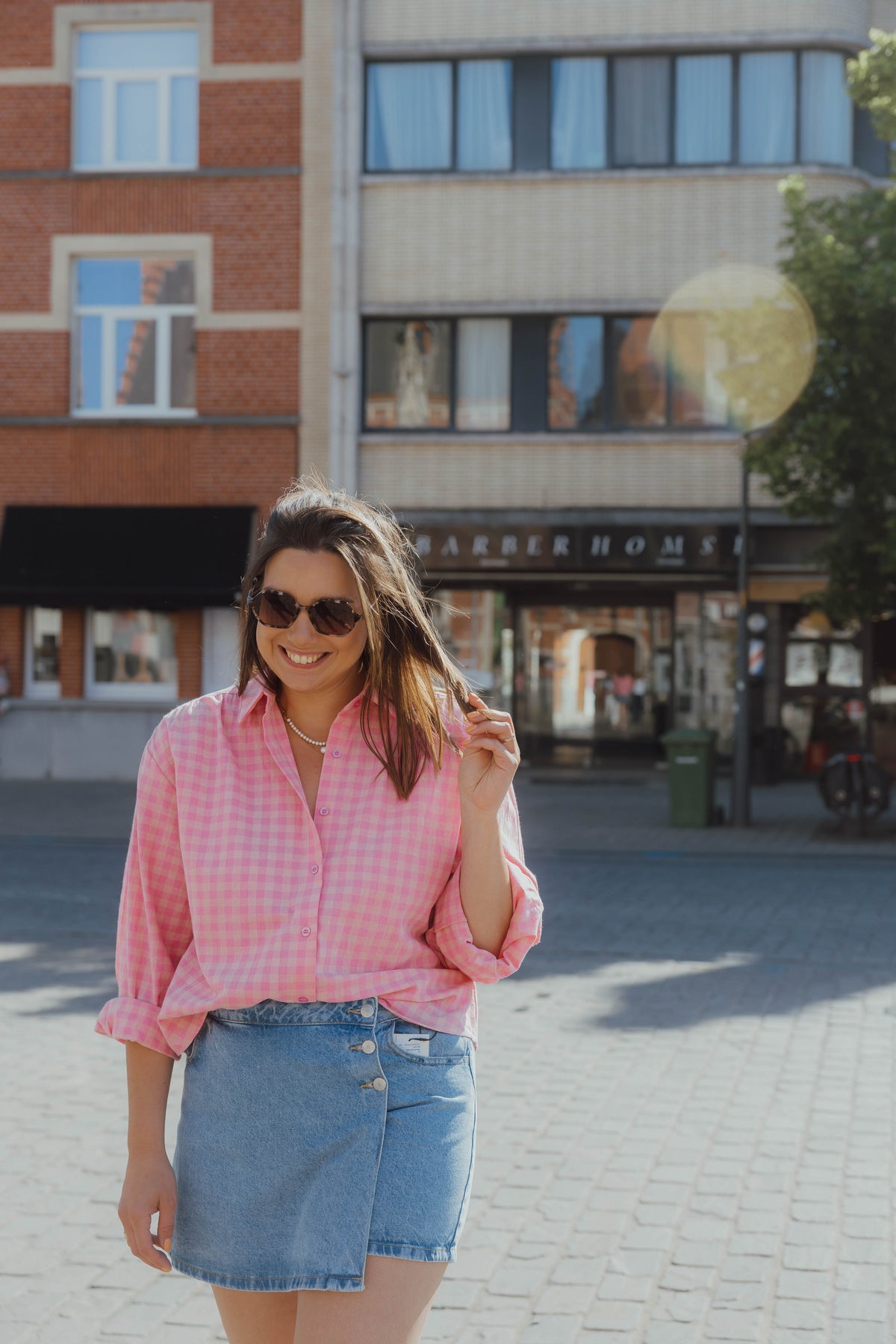 YD BLOUSE GERALDINE roze