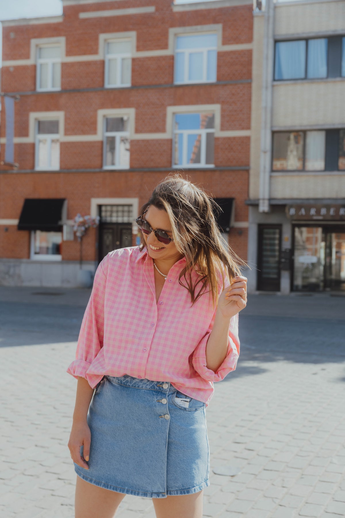 YD BLOUSE GERALDINE roze