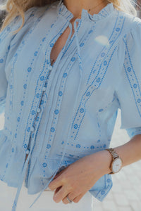 YASCINA TOP blauw