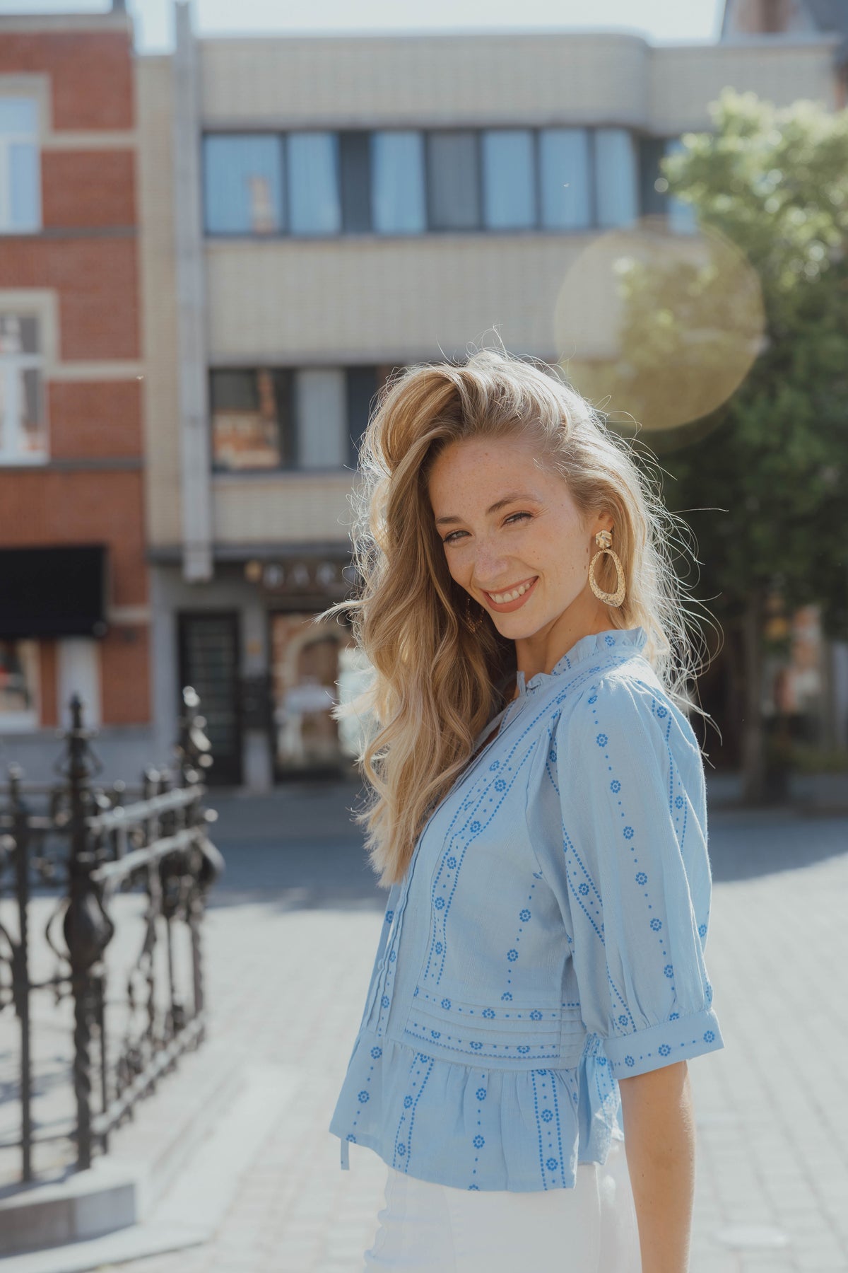 YASCINA TOP blauw