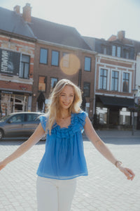 YASSONIC TOP blauw