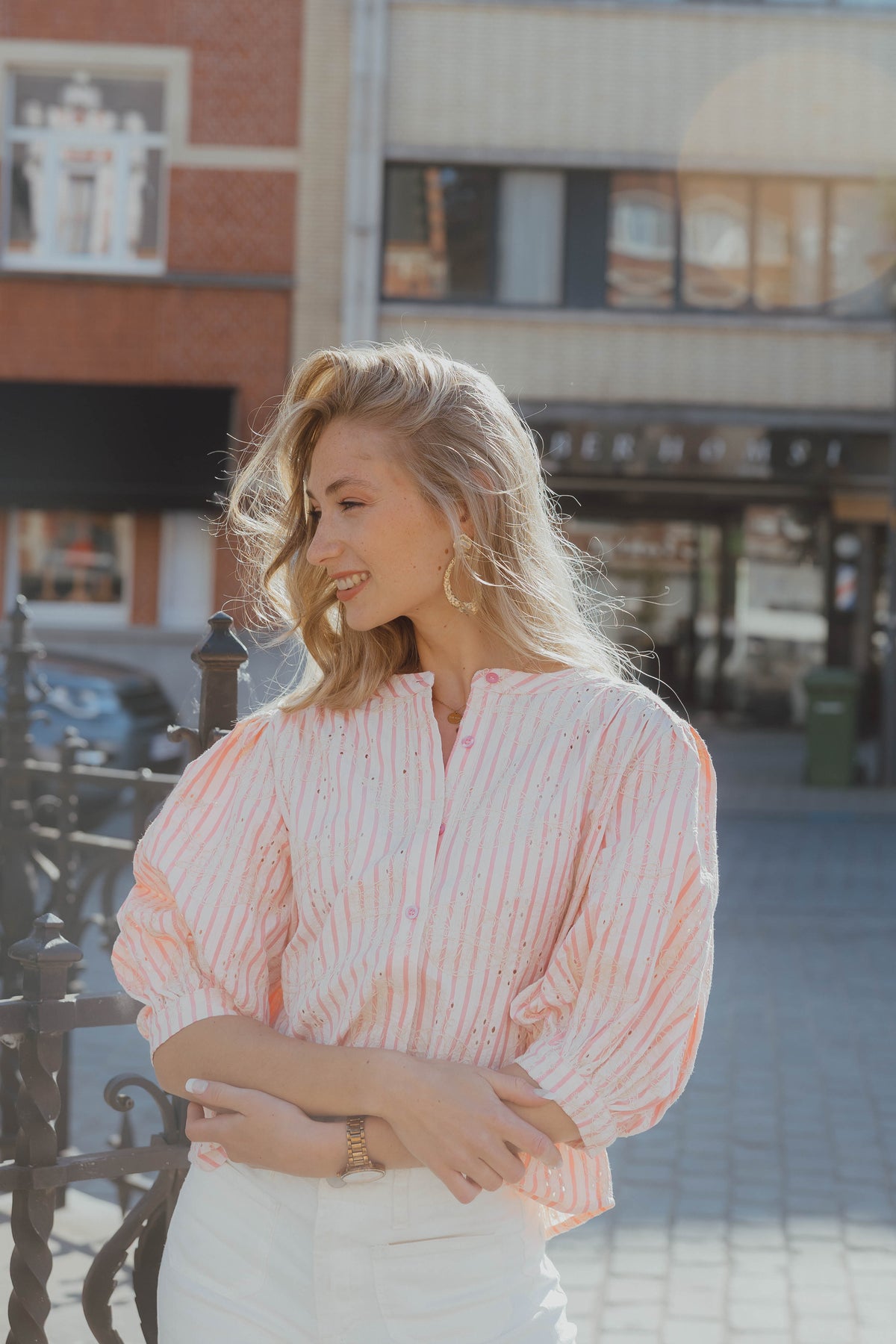 YD BLOUSE BELINDA roze