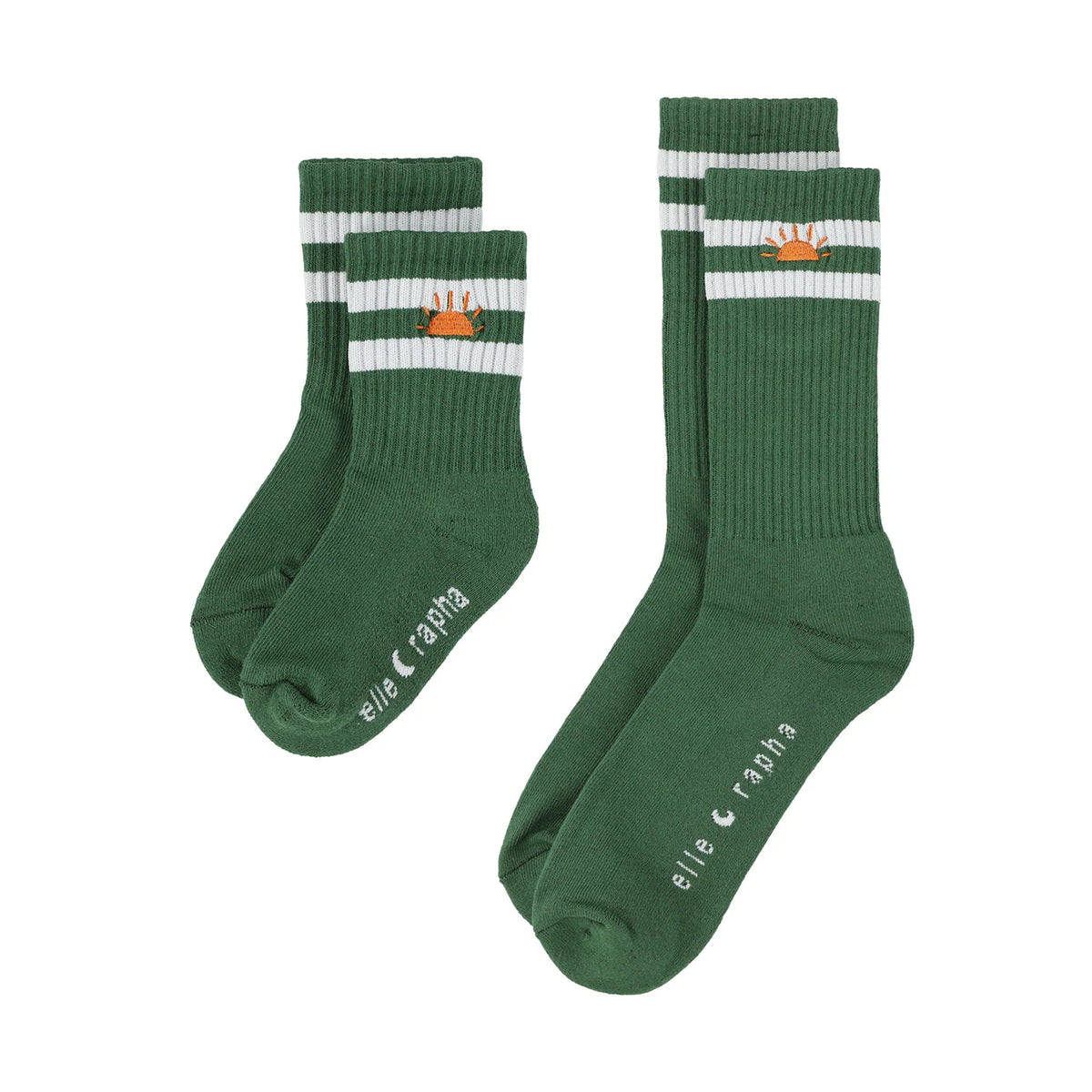 ELLE&RAPHA SOCK KIDS green grass