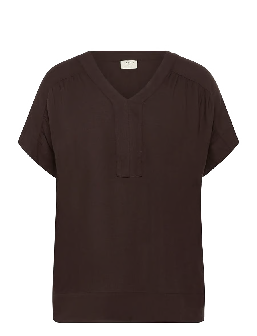 KCMILLA WING BLOUSE fudge